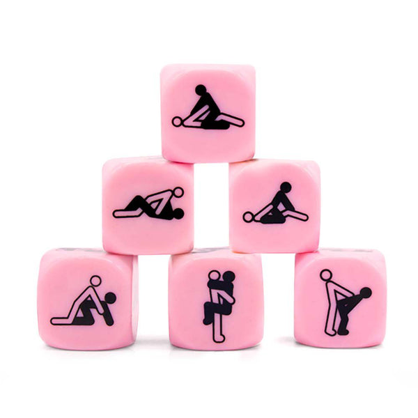 DADO KAMASUTRA PICTOGRAM ROSA