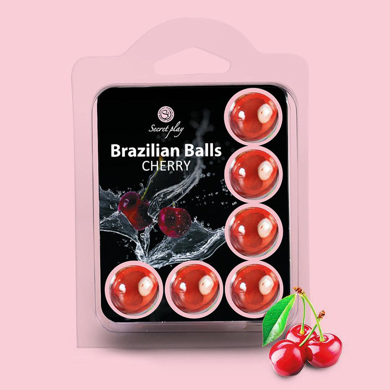 BOLINHAS BRASILEIRAS COM AROMA A CEREJA 6 x 4GR