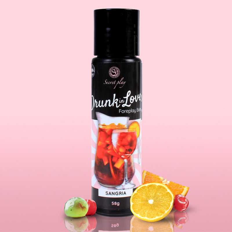 BÁLSAMO LUBRIFICANTE SABOR SANGRIA DRUNK IN LOVE SECRET PLAY 60ML