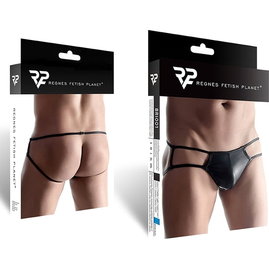 SLIP JOCK EFEITO MOLHADO PRETO