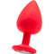 PLUG ANAL DIAMOND BUTT PLUG VERMELHO