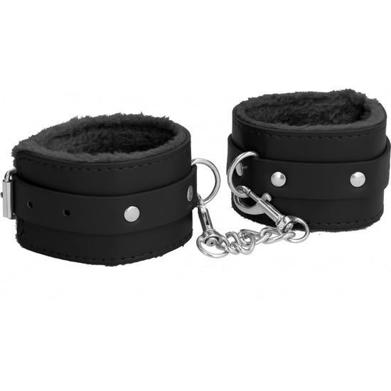 ALGEMAS PARA TORNOZELOS OUCH! PLUSH LEATHER ANKLE CUFFS
