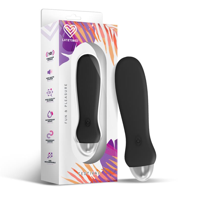 MIN VIBRADOR FESTIVAL LUXO STIMULATOR 10 VELOCIDADES