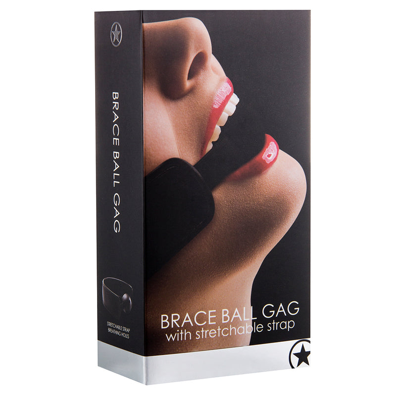 MORDAÇA BRACE BALL GAG PRETA