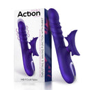 VIBRADOR COM ESTIMULADOR CLITORIANO RECARREGÁVEL INTOYOU ACTION N.º 14 ROXO