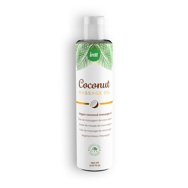 ÓLEO DE MASSAGEM VEGAN COM AROMA A COCO INTT 150ML