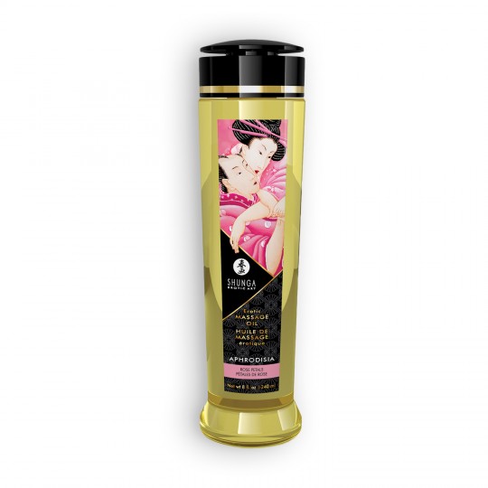 ÓLEO DE MASSAGEM SHUNGA APHRODISIA ROSA 240ML