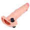 MANGA PENIS SLEEVE WITH VIBRATION ADD 2" PLEASURE X-TENDER FLESH