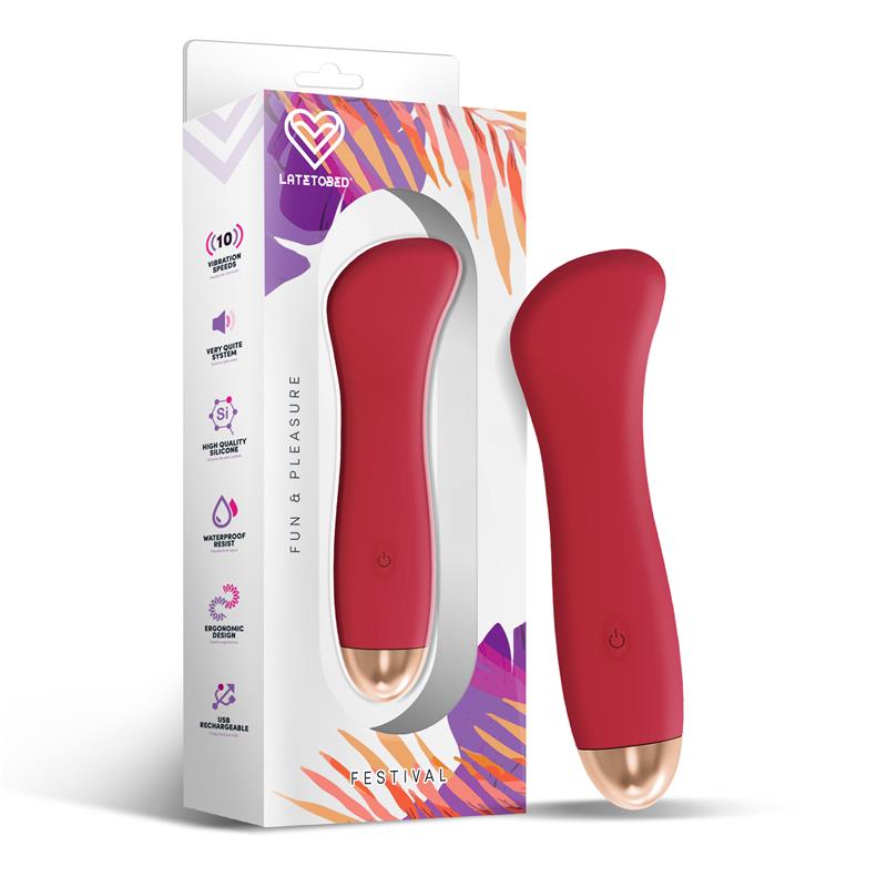 MIN VIBRADOR FESTIVAL PHANA STIMULATOR 10 VELOCIDADES