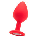 PLUG ANAL DIAMOND BUTT PLUG VERMELHO