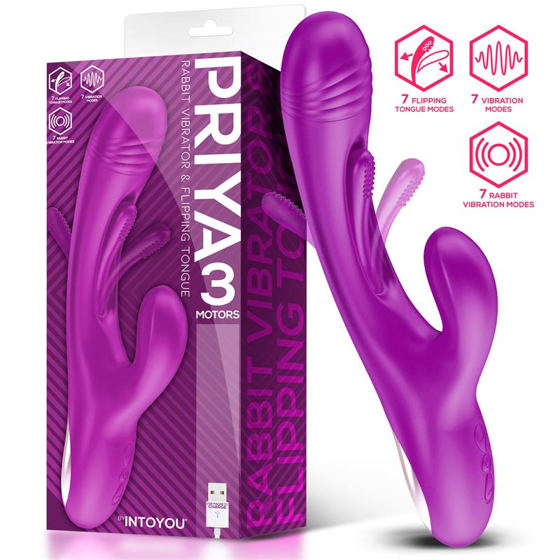 VIBRADOR CLITORIANO PRIYA COM LÍNGUA COM MOVIMENTO DE INVERSÃO