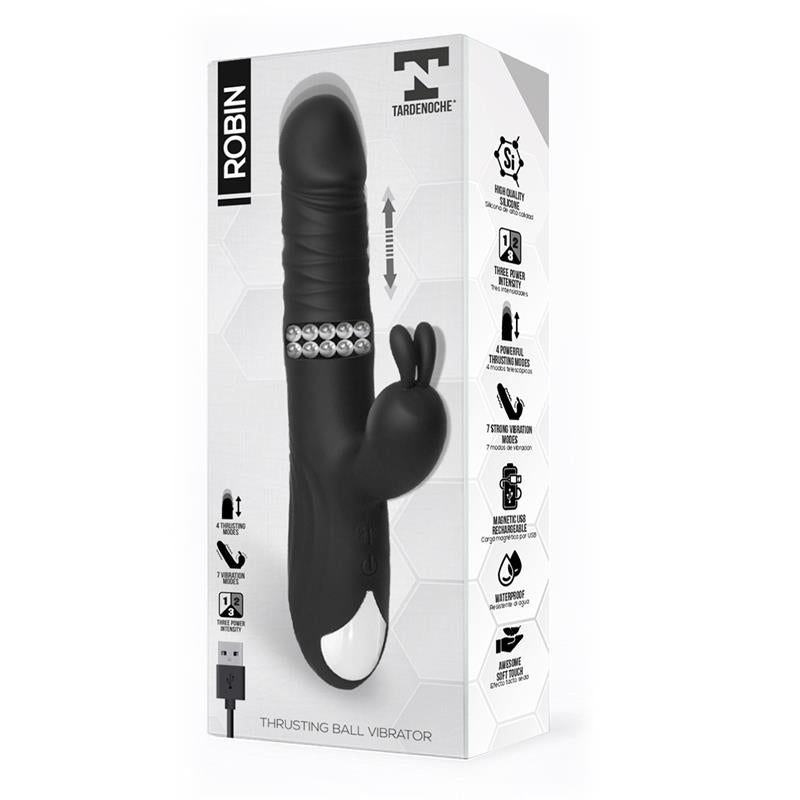 VIBRADOR ROBIN ROTATIVO DE SILICONE