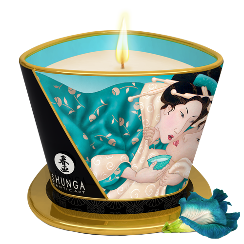 VELA DE MASSAGEM SHUNGA SENSUAL ISLAND BLOSSOM 170ML