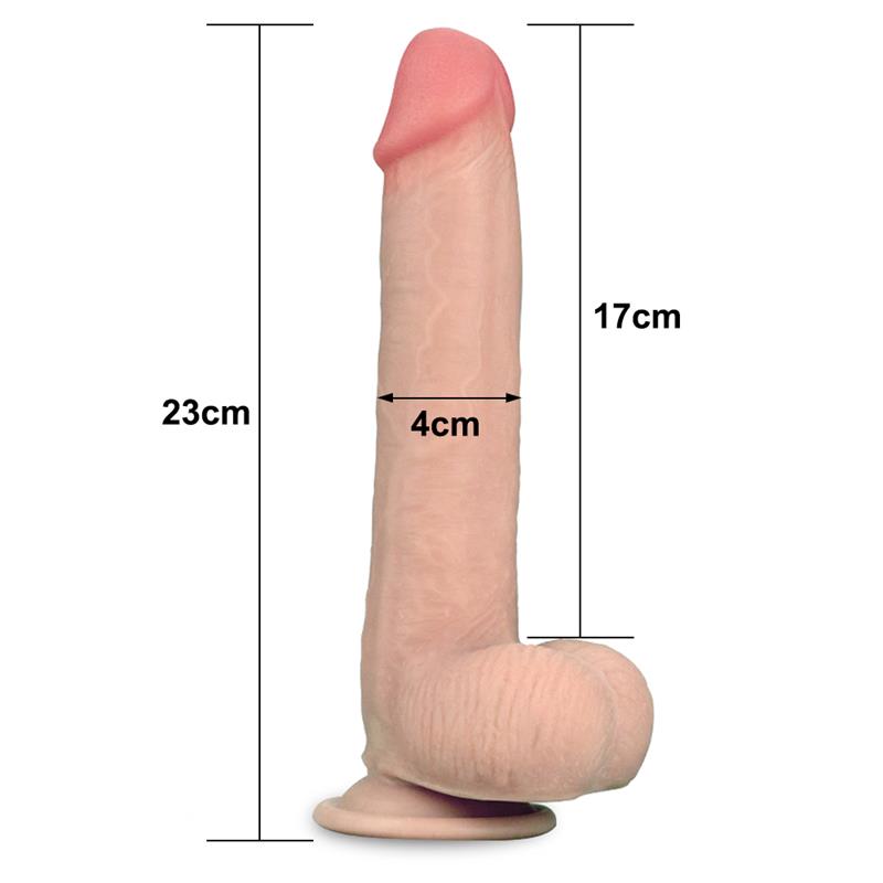 DILDO REALISTICO SLIDING 9"