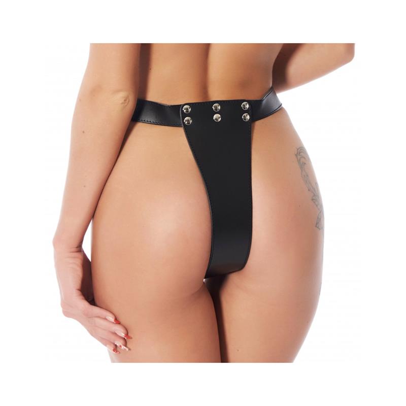 STRAP-ON AJUSTÁVEL COM DILDO INTERNO E EXTERNO