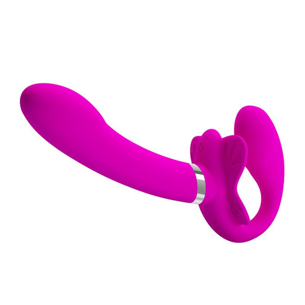 PRETTYLOVE VALERIE ESTIMULADOR PARA CASAL COM VIBRAÇÃO SEM ALÇAS USB