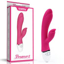 VIBRADOR COM ESTIMULAÇÃO DREAMER II USB ROSE