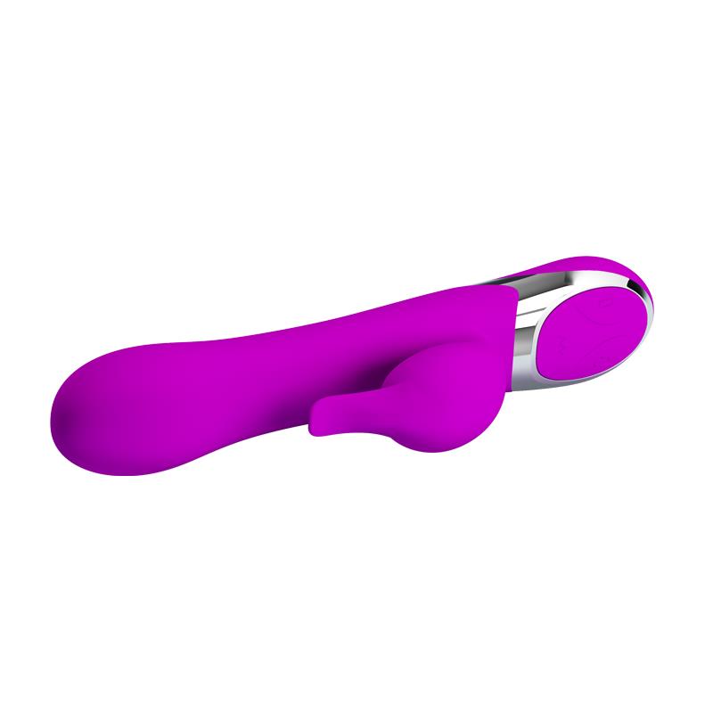 VIBRADOR COM FUNÇÃO INSUFLÁVEL PRETTYLOVE 23,7 CM