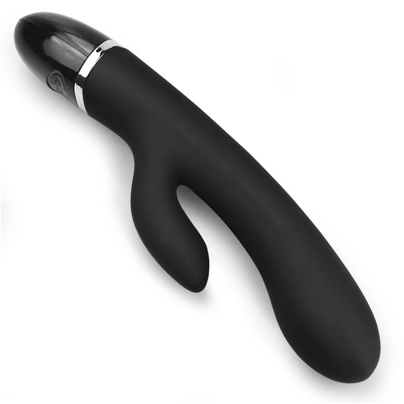 VIBRADOR O-SENSUAL COM ESTIMULADOR CLITORIANO PRETO