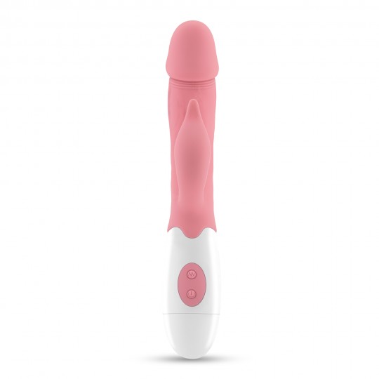 VIBRADOR COM ESTIMULADOR DE CLITÓRIS MOCHI E LUBRIFICANTE À BASE DE ÁGUA INCLUÍDO CRUSHIOUS