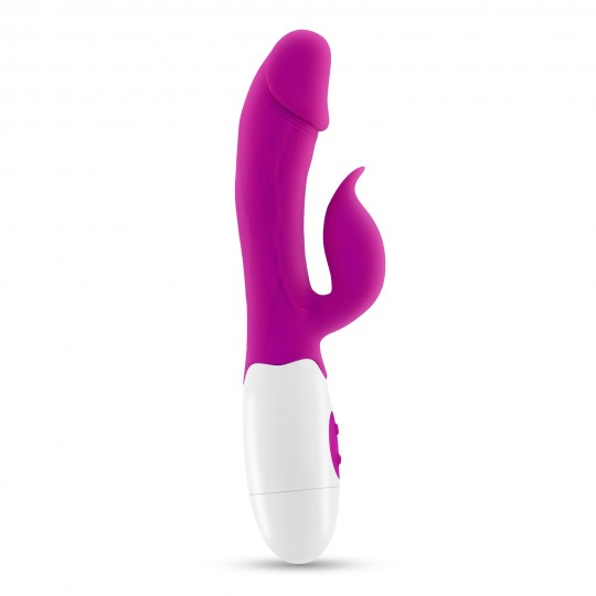 VIBRADOR COM ESTIMULADOR DE CLITÓRIS MOCHI E LUBRIFICANTE À BASE DE ÁGUA INCLUÍDO CRUSHIOUS