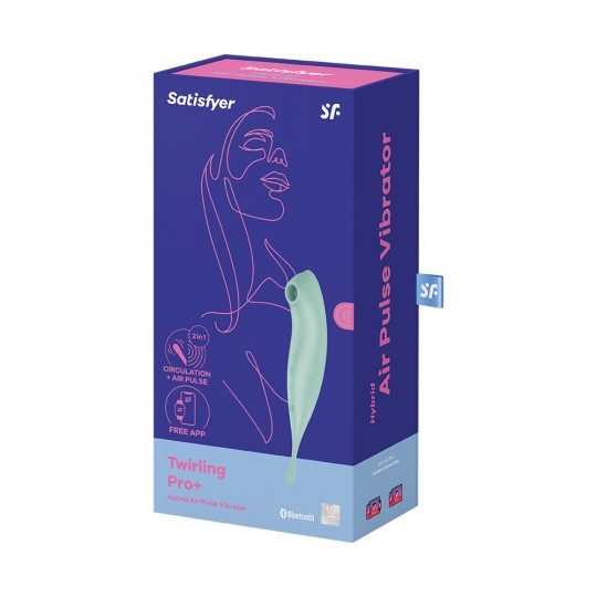 VIBRADOR TWIRLING PRO SATISFYER COM APLICAÇÃO CONNECT