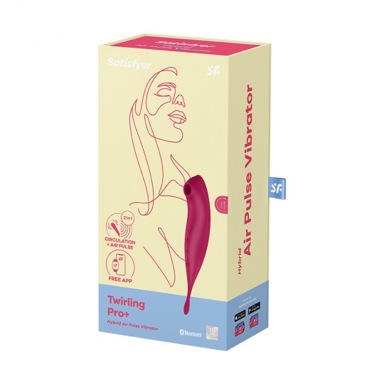 VIBRADOR TWIRLING PRO SATISFYER COM APLICAÇÃO CONNECT