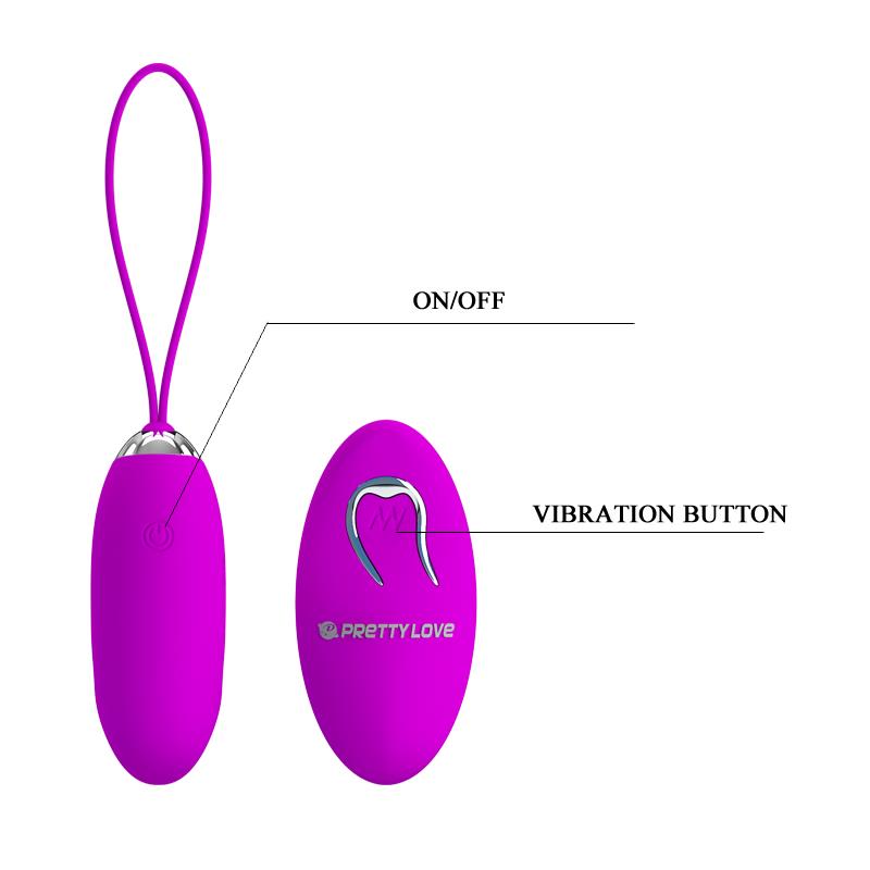 OVO VIBRATÓRIO JULIA COM COMANDO REMOTO USB